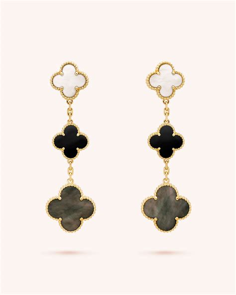 The significance of the clover motif in Van Cleef and Arpels Alhambra magic earrings